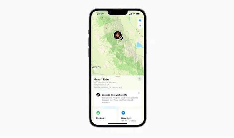 仁化苹果14维修分享iPhone14系列中 FindMy功能通过卫星分享位置方法教程 